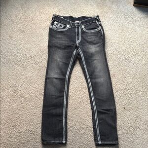 True Religion Black Skinny Jeans